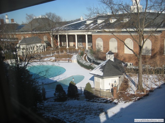 The view out of my window at the Gaylord Opryland Resort.